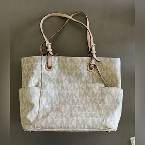 MICHAEL KORS BEIGE TOTE